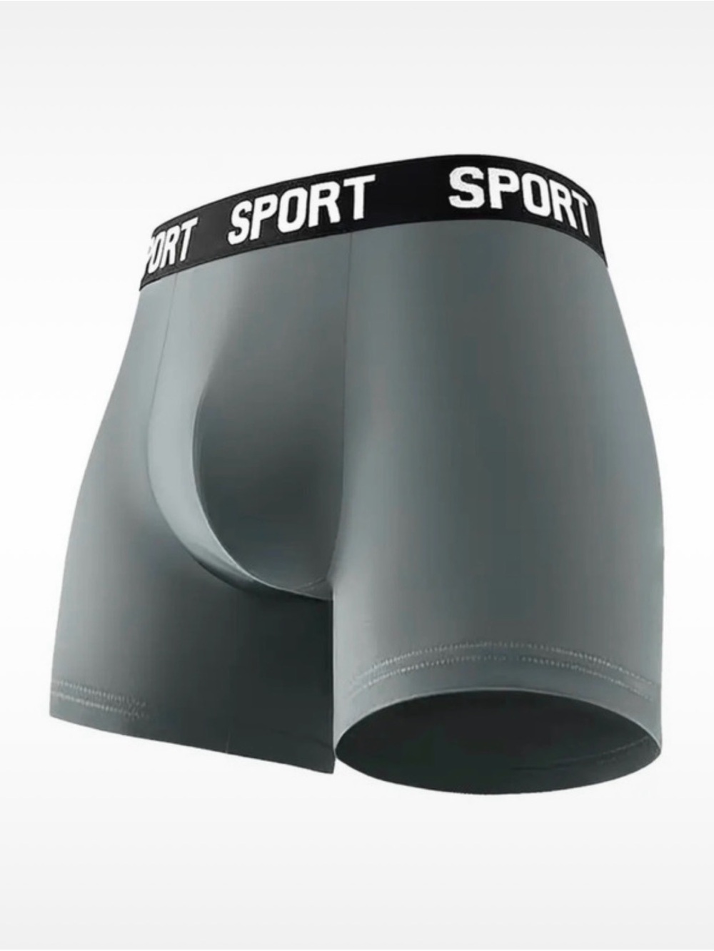 Sporto Men's Boxer Briefs - Blue, Green, Gray, Purple (4-Pack)